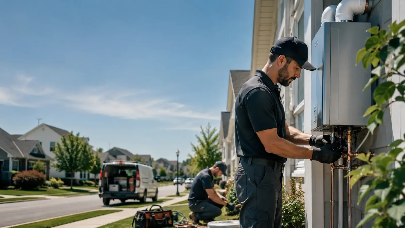 Tankless Water Heater Installation in Rule, TX